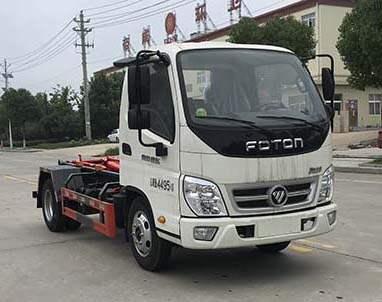 福田藍牌勾臂式垃圾車