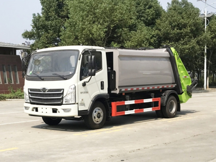 福田壓縮式垃圾車(chē)