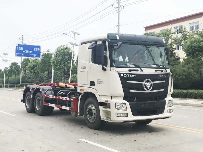 福田歐曼車廂可卸式垃圾車